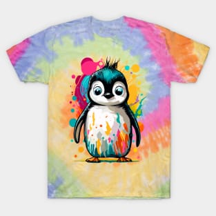 Baby Penguin Colourful - Cute Penguin T-Shirt